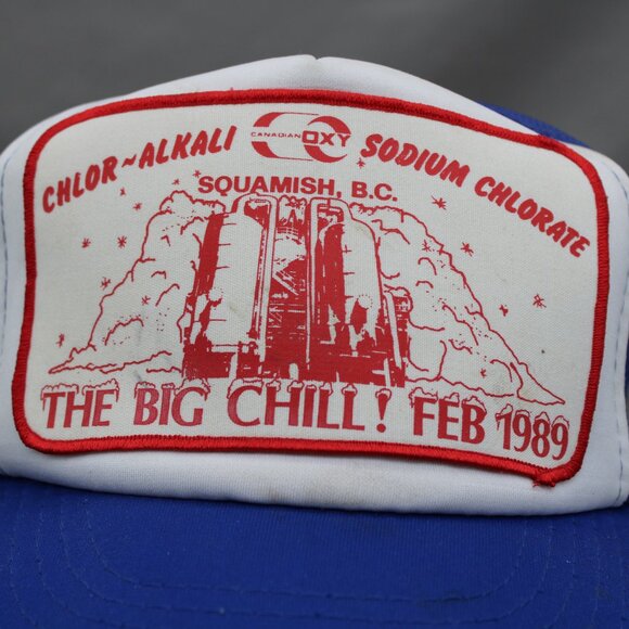Vintage Patched Trucker Hat - Canadian Oxy the Big Chill 89 - Adult Snapback - Picture 2 of 9
